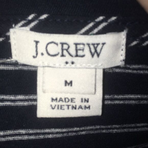 J. Crew factory striped cold shoulder blouse - Picture 4 of 4